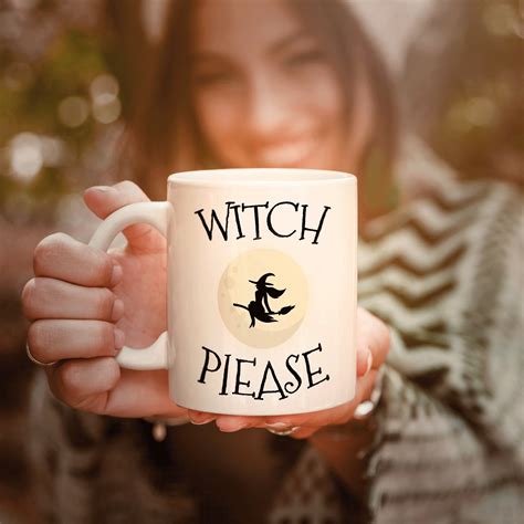 The Ultimate Witchy Essential: 'Witch Please' Novelty Mugs